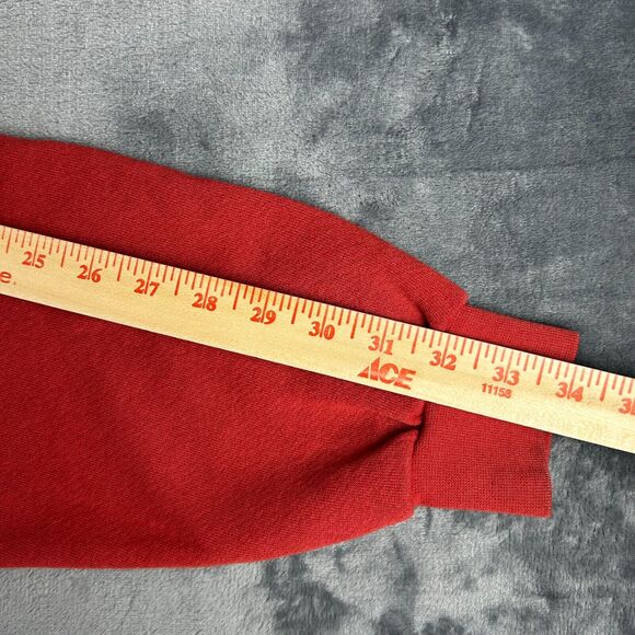 Lee Heavyweight Sweatshirt Men’s XL Red‎ Michigan Raccoon Embroidered Pullover - Picture 8 of 10